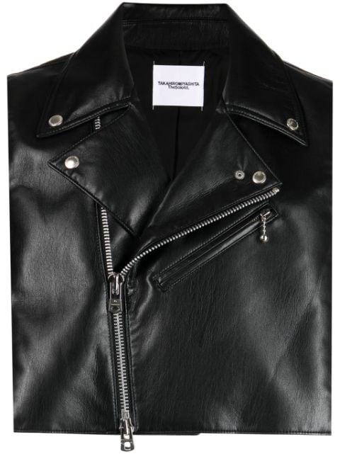 zipped biker vest by TAKAHIROMIYASHITA THE SOLOIST