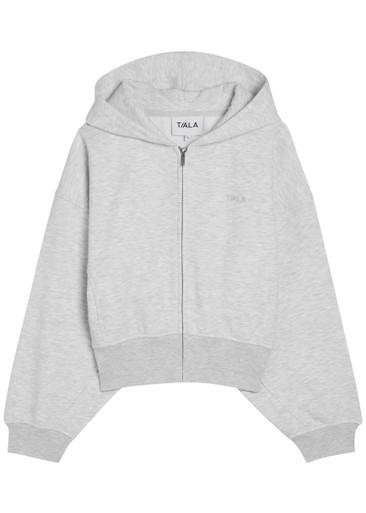 Cocoon hoodied jersey sweatshirt by TALA