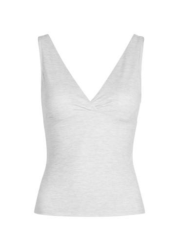 Dayflex V-neck stretch-jersey vest by TALA