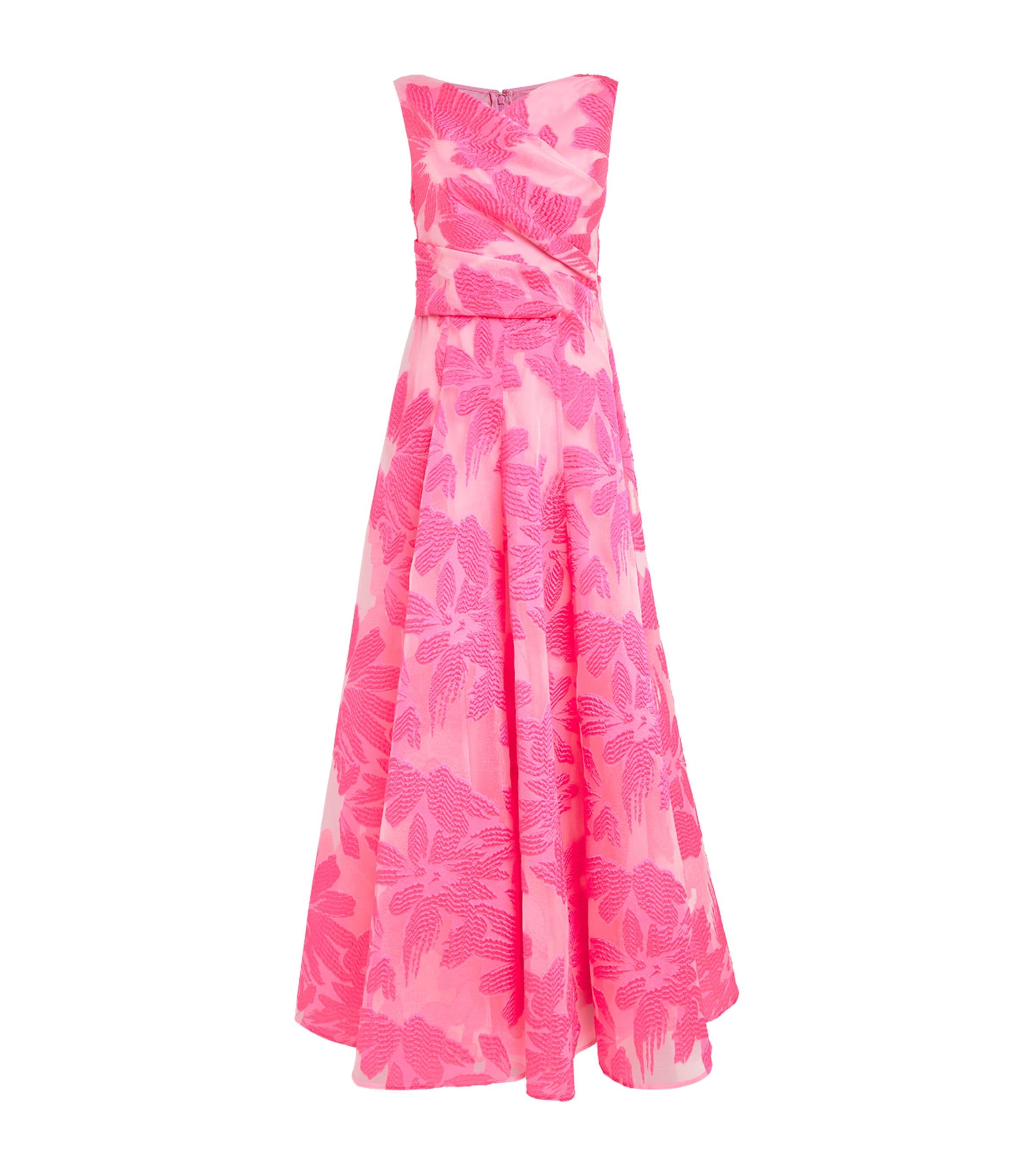 Talbot Runhof Fil Coupé Draped Gown by TALBOT RUNHOF