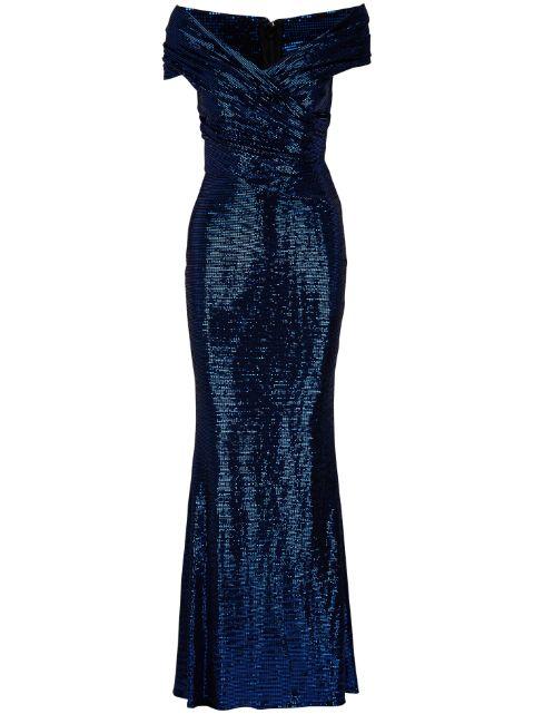 Tokara off-shoulder maxi dress by TALBOT RUNHOF