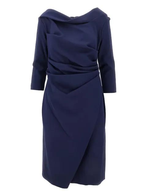 asymmetrical draped dress by TALBOT RUNHOF