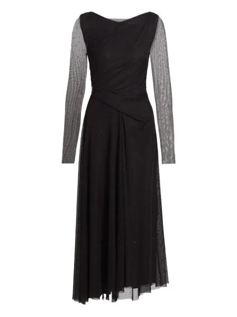 embellished sheer midi dress by TALBOT RUNHOF