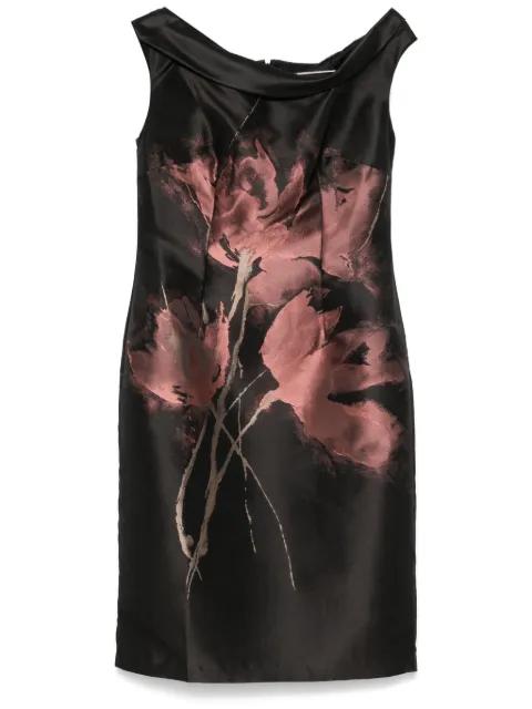 floral-jacquard midi dress by TALBOT RUNHOF