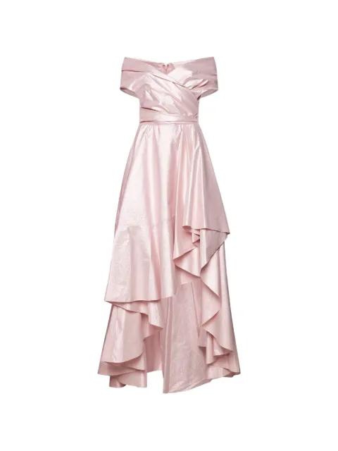 off-shoulder ruffled dress by TALBOT RUNHOF