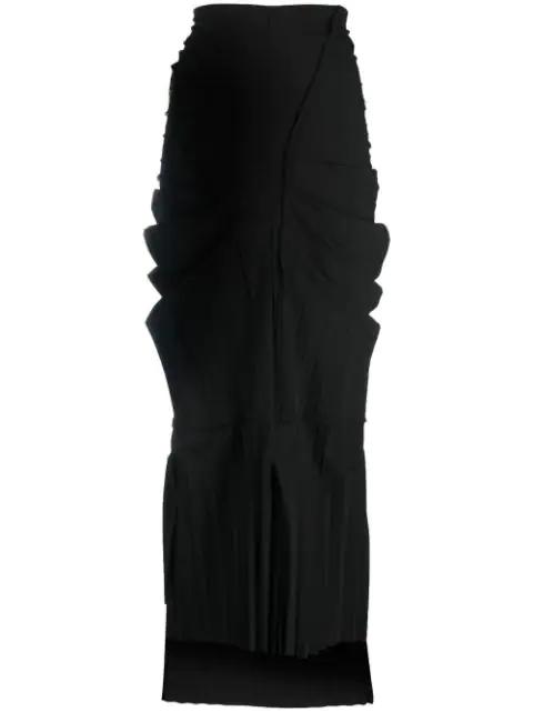 pleat-detail high-waisted skirt by TALIA BYRE