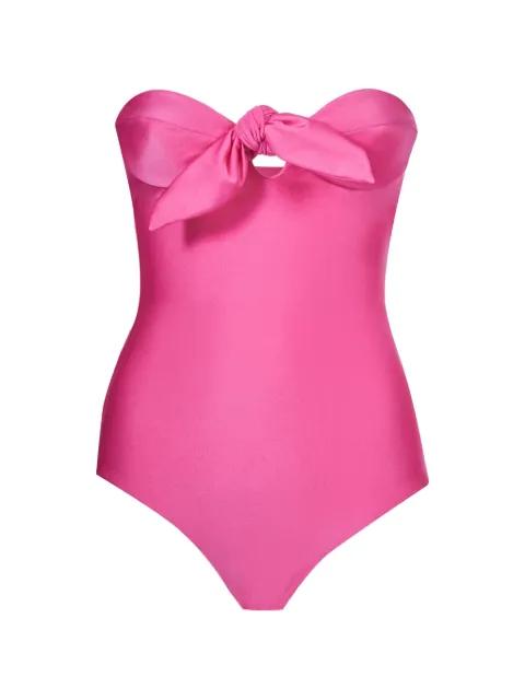 Alligator knot-detail swimsuit by TALLER MARMO