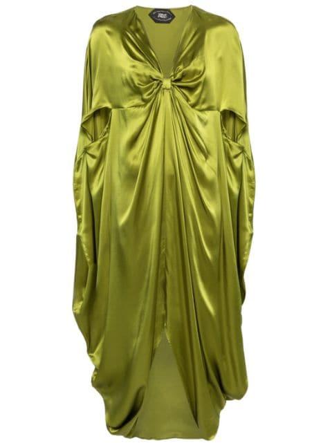 Azores knotted silk kaftan by TALLER MARMO