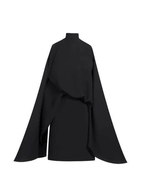 Bacall high-neck open-sleeve dress by TALLER MARMO