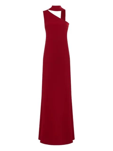 Caroline one-shoulder fringe dress by TALLER MARMO