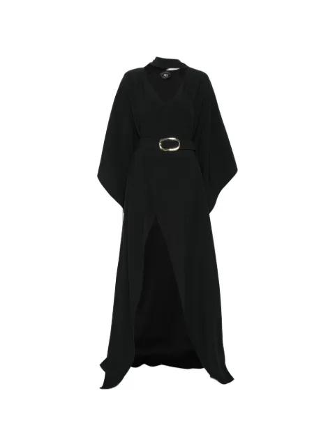 Cassandra V-neck belted dress by TALLER MARMO