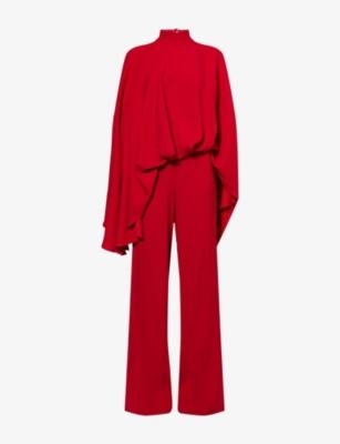 Eolia Wide-Leg Woven Jumpsuit by TALLER MARMO