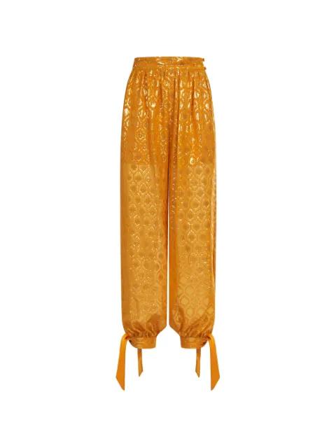 Giuni tie ankle trousers by TALLER MARMO