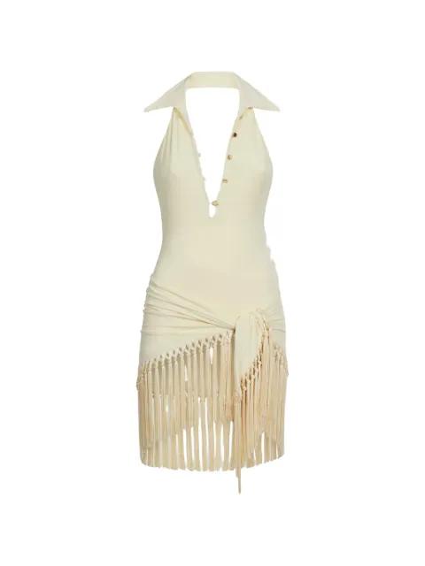 Grand Tropicana fringed-detail swimsuit by TALLER MARMO