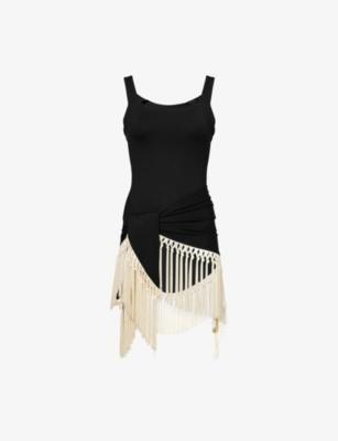 Lido Fringed Swimsuit And Cover-Up Set by TALLER MARMO