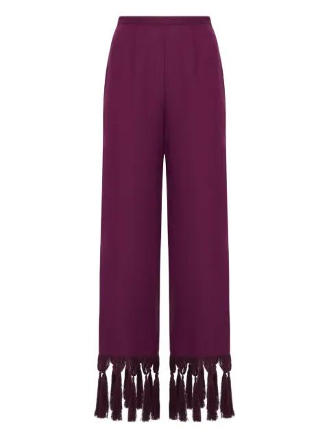 Marlino fringed trousers by TALLER MARMO