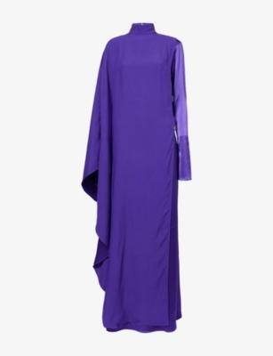 Michele Cape Woven Maxi Dress by TALLER MARMO