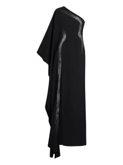 Palladium one-shoulder embellished maxi dress by TALLER MARMO