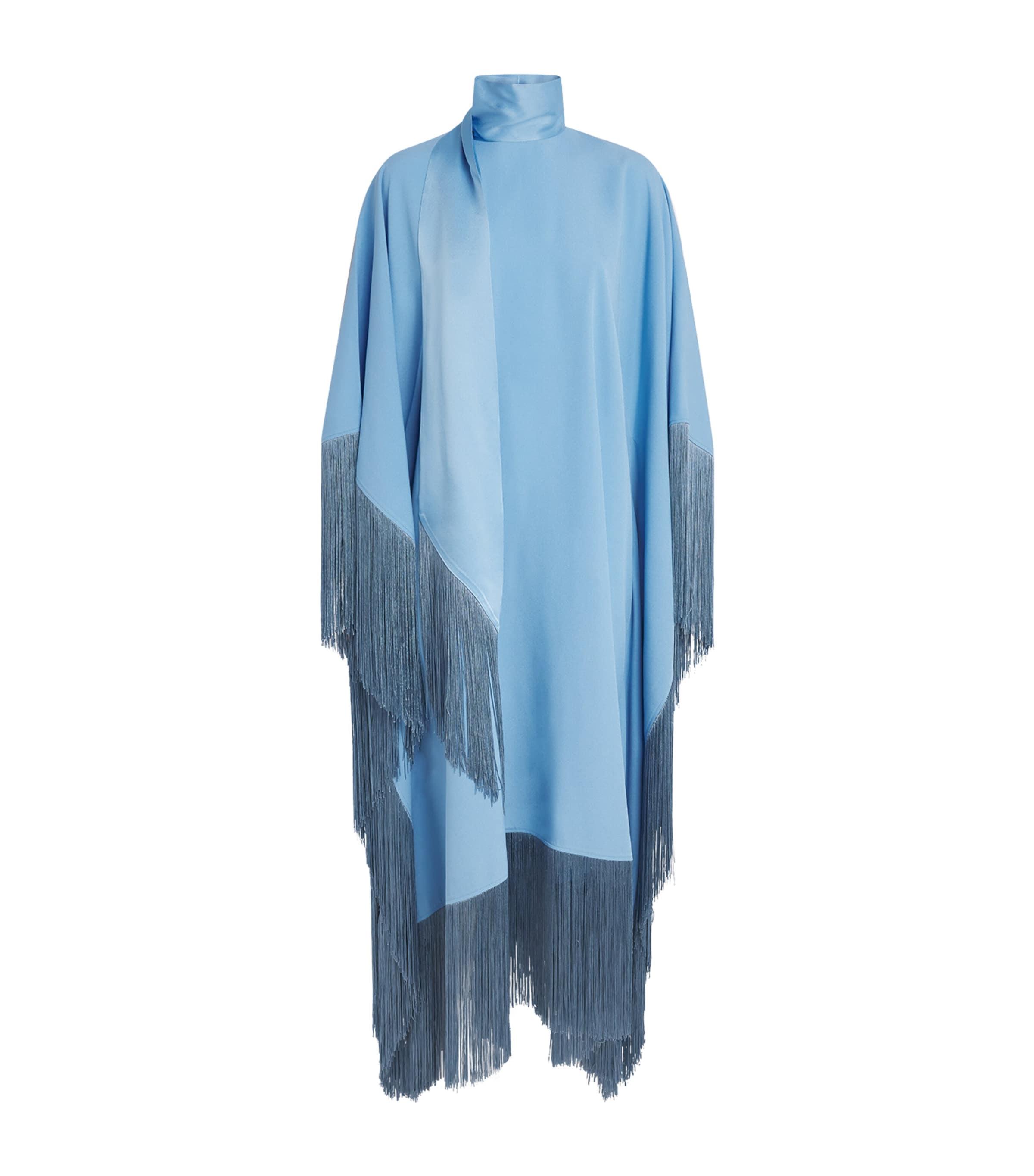 Taller Marmo Fringed Mrs Ross Kaftan Dress by TALLER MARMO