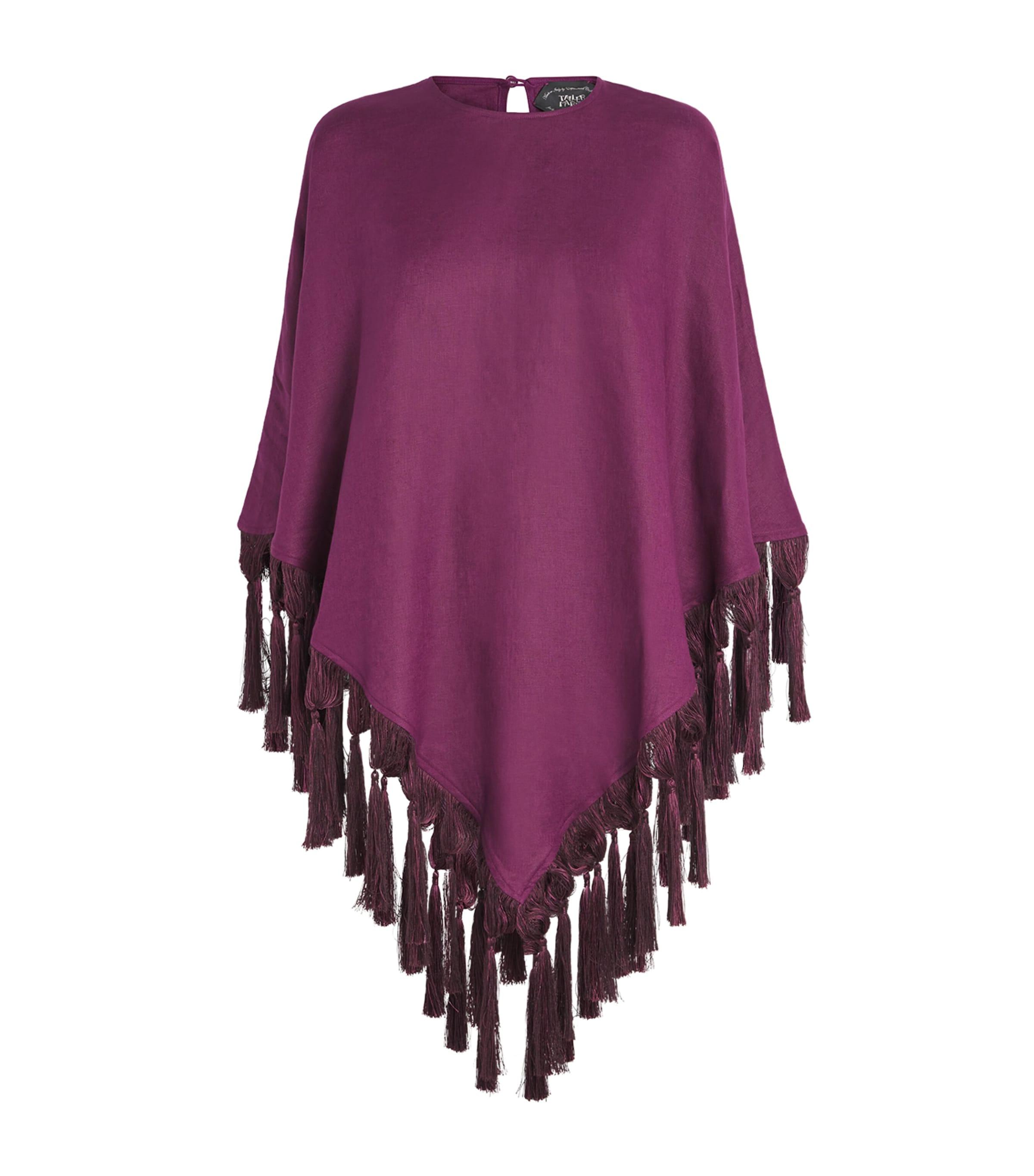 Taller Marmo Linen Gloria Poncho by TALLER MARMO
