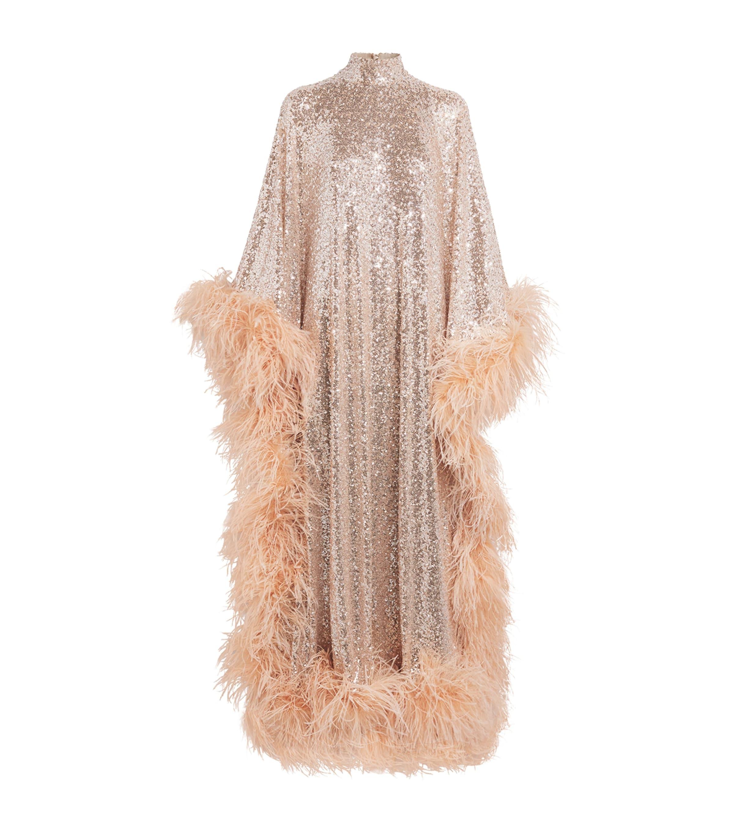 Taller Marmo Sequinned Casta Disco Kaftan Maxi Dress by TALLER MARMO