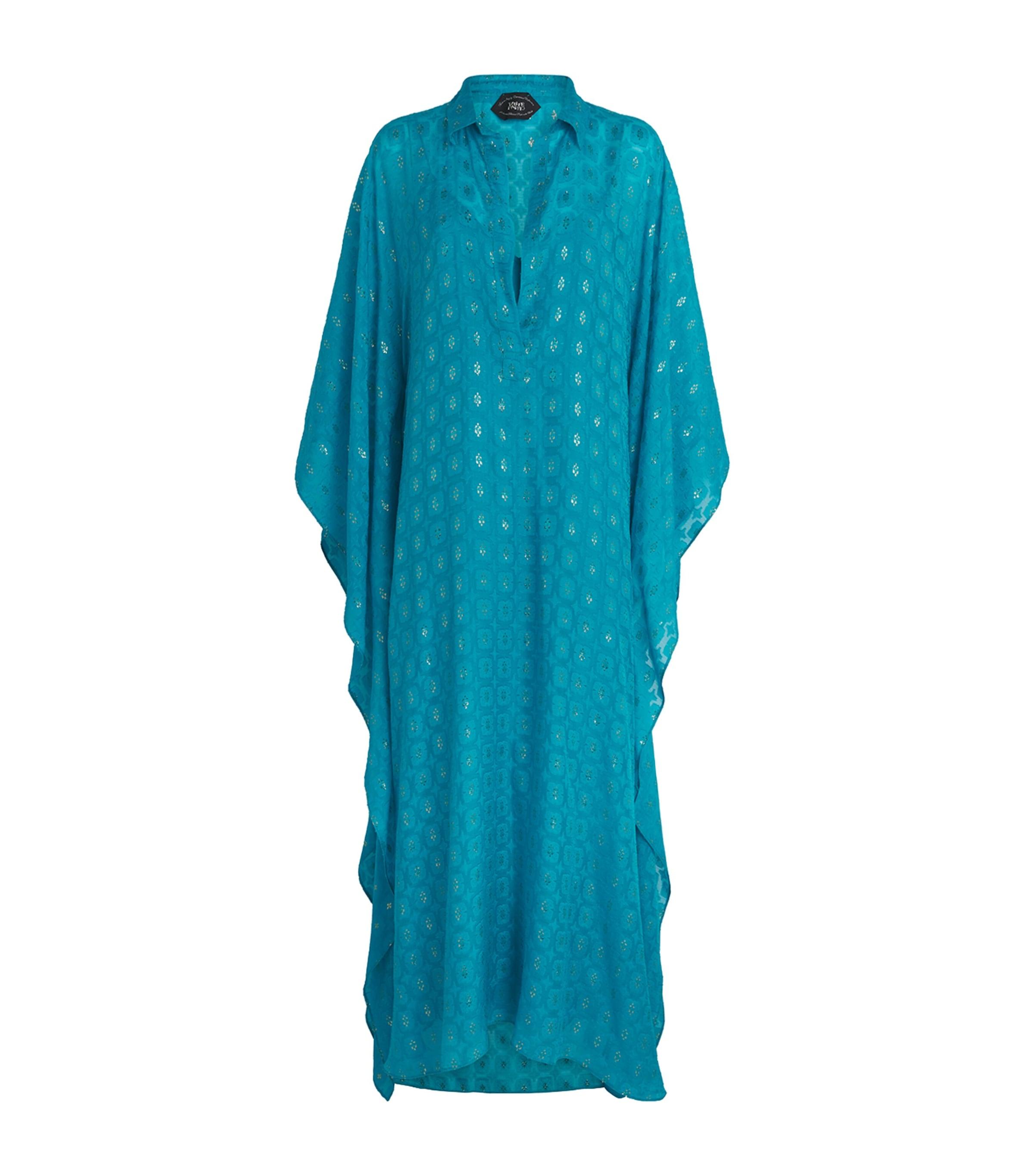 Taller Marmo Silk Ses Illetes Maxi Kaftan by TALLER MARMO