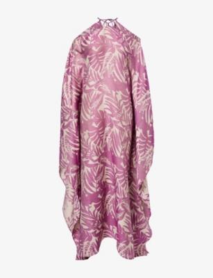 Tropical Woven Kaftan Dress by TALLER MARMO