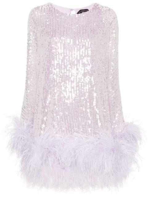 Vegas sequinned minidress by TALLER MARMO