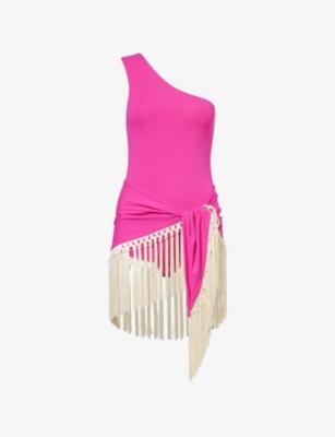 Yacare Asymmetric Swimsuit by TALLER MARMO