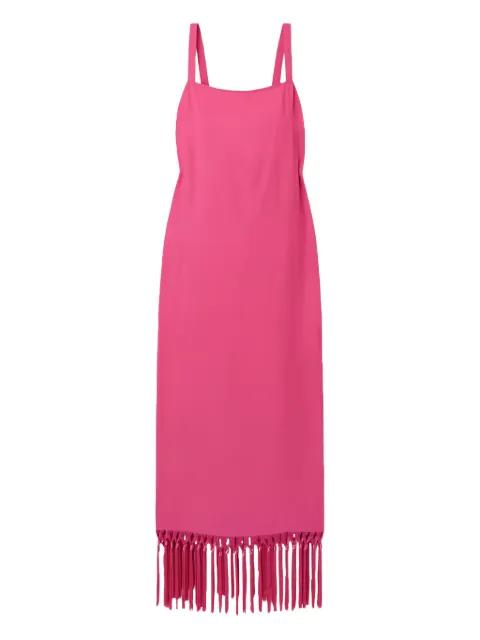 fringe-detailing dress by TALLER MARMO