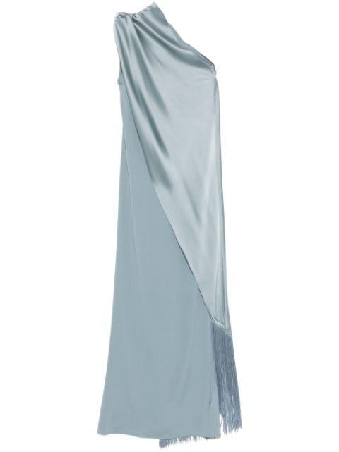 fringed maxi dress by TALLER MARMO