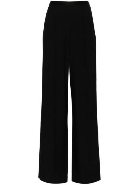 high-waisted crepe palazzo pants by TALLER MARMO