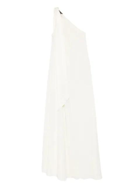 one-shoulder draped maxi dress by TALLER MARMO