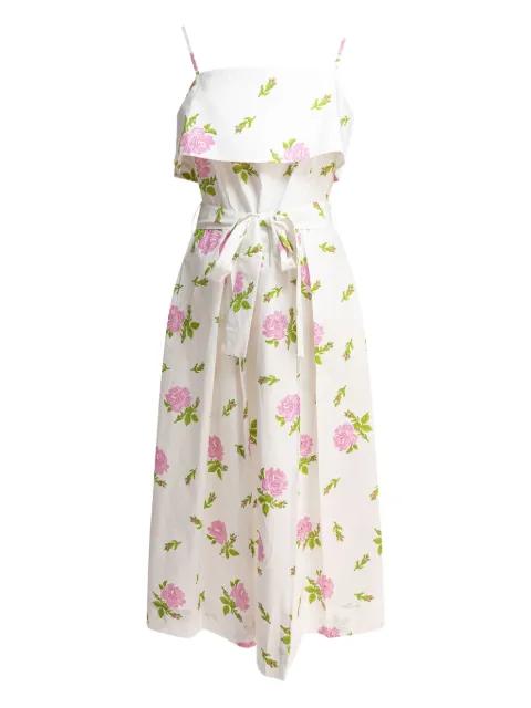 rose-print midi dress by TALLULAH RESORTWEAR