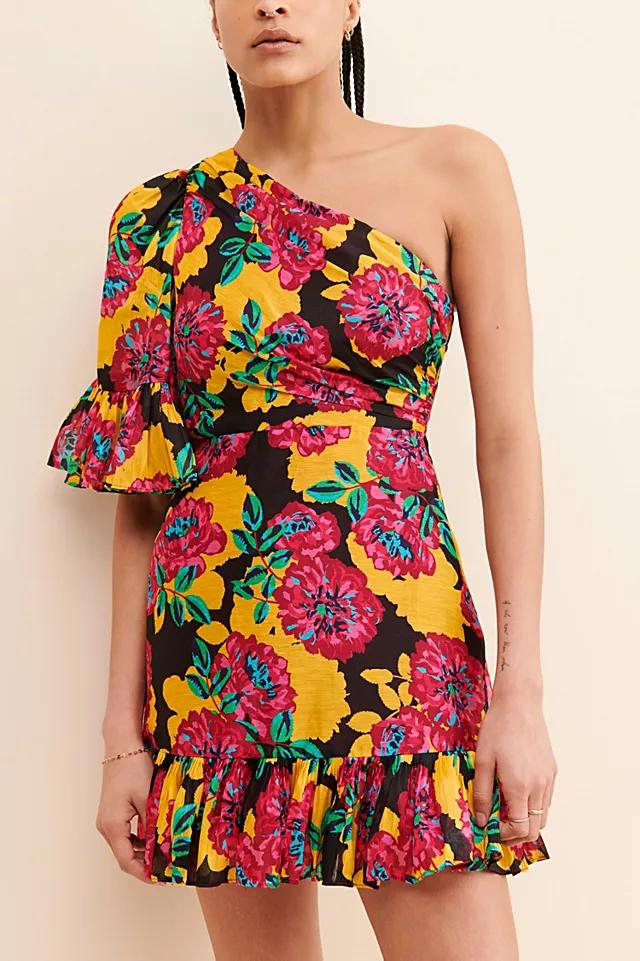 La Maison Talulah One Shoulder Ruffled Dress by TALULAH | FREE PEOPLE