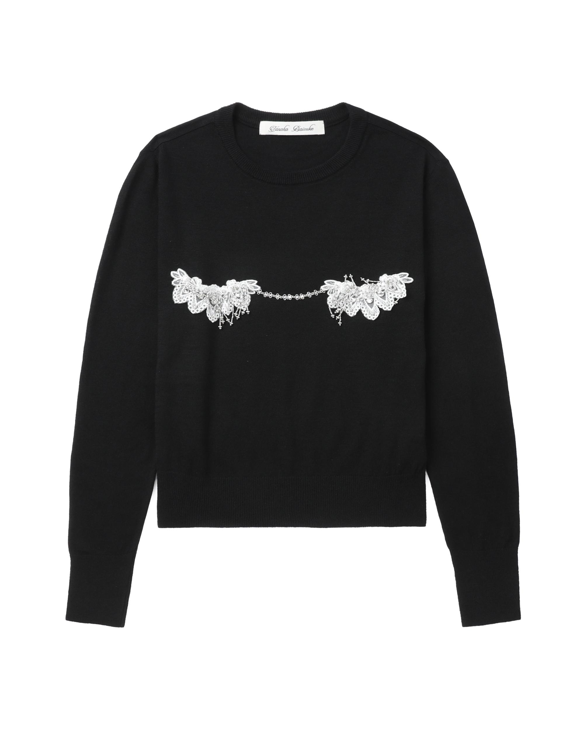 Angel bra dress knit top by TANAKA DAISUKE