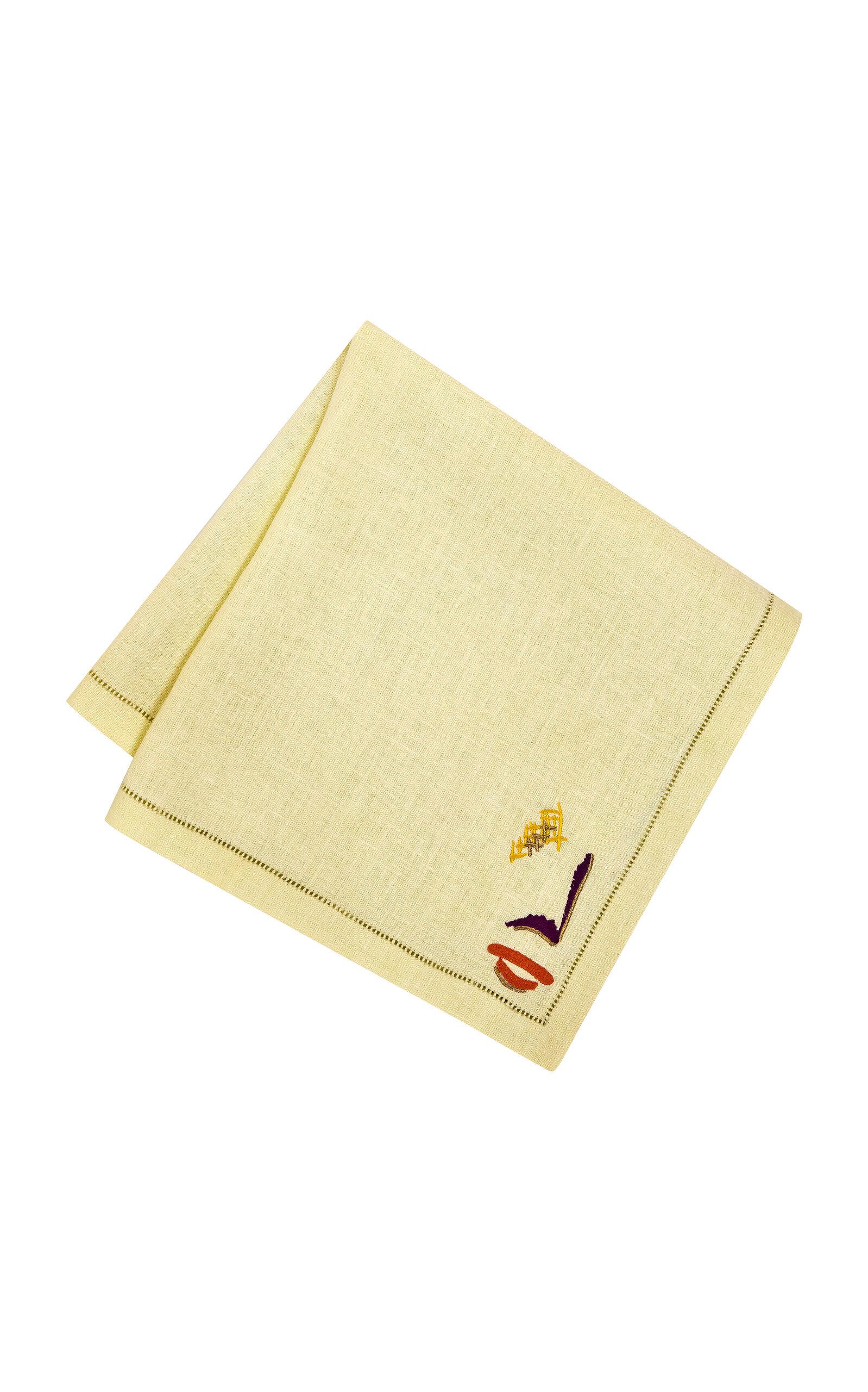 Tania Bulhoes - Linen Napkin - Multi - Moda Operandi by TANIA BULHOES