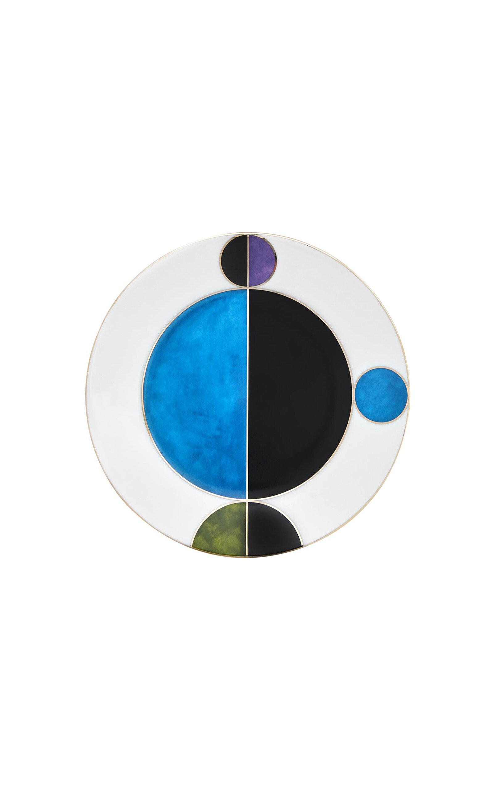 Tania Bulhoes - Porcelain Bread Plate - Blue - Moda Operandi by TANIA BULHOES