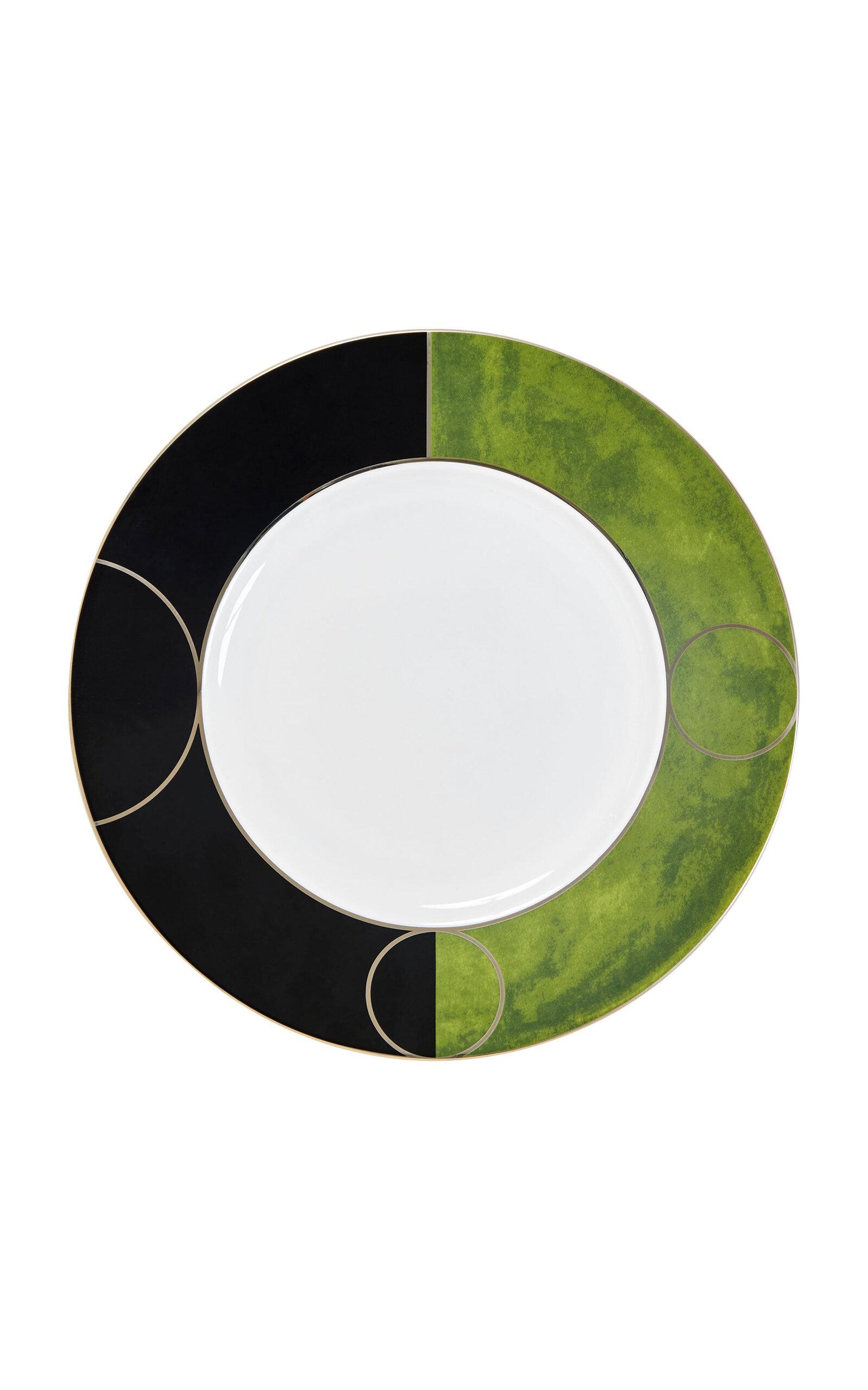 Tania Bulhoes - Porcelain Charger Plate - Blue - Moda Operandi by TANIA BULHOES