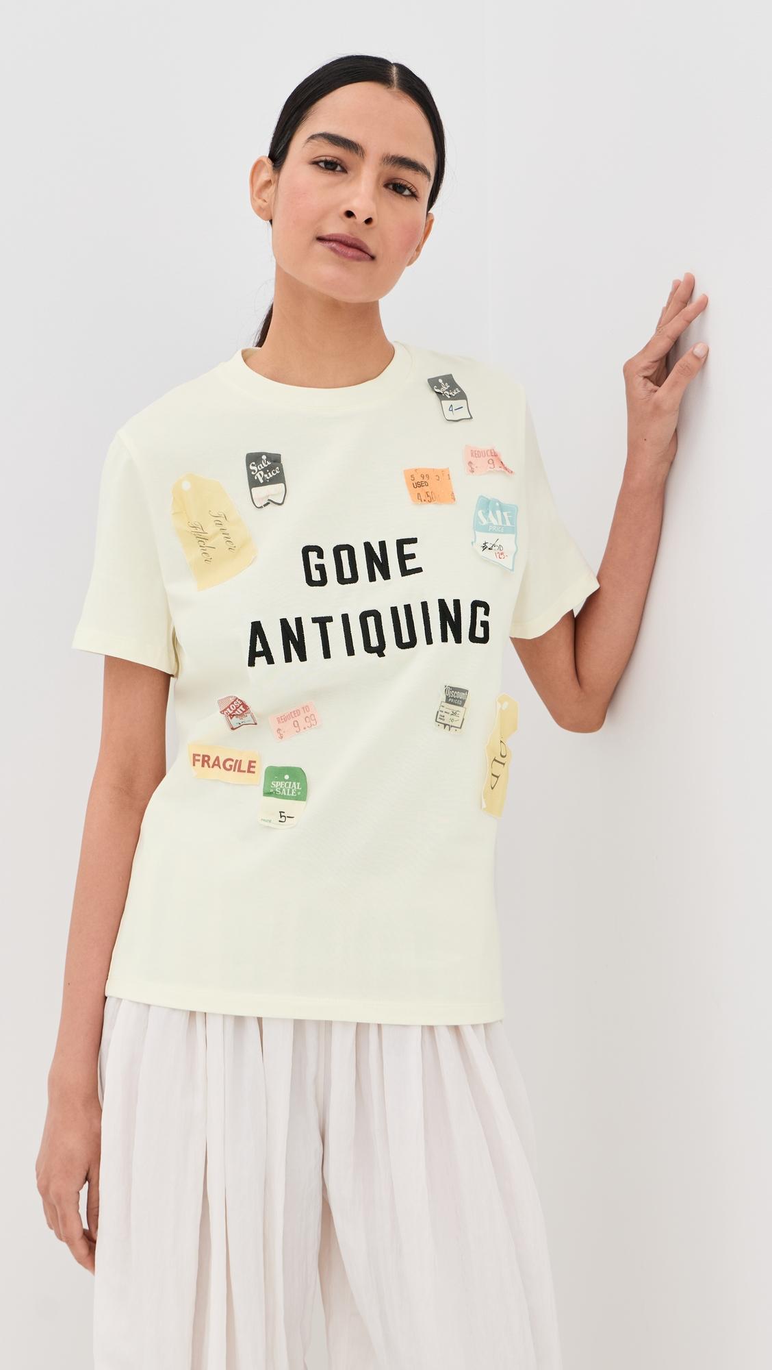 Gone Antiquing Applique Tee by TANNER FLETCHER