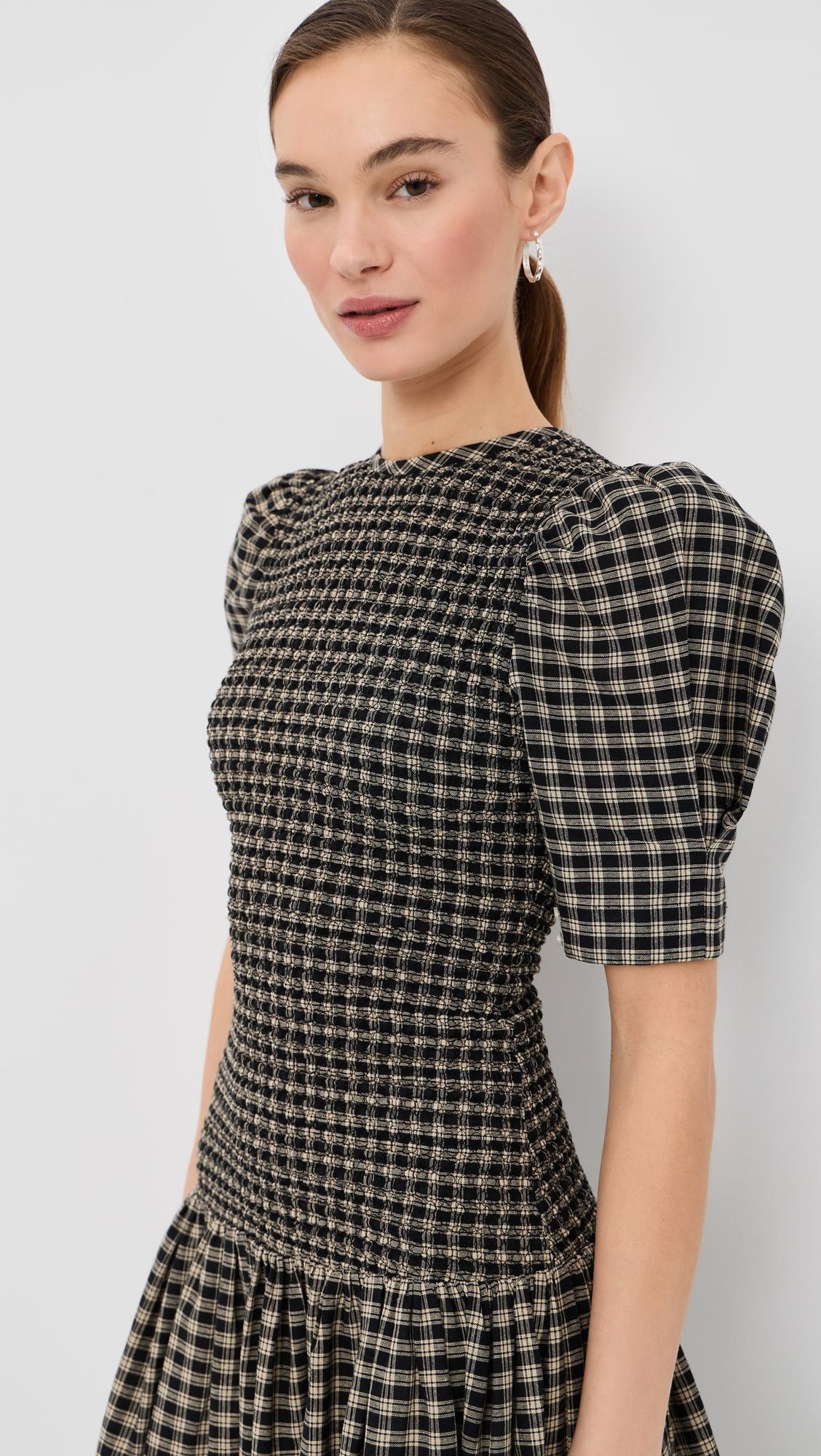 Imelda Smocked Midi Dress by TANNER FLETCHER