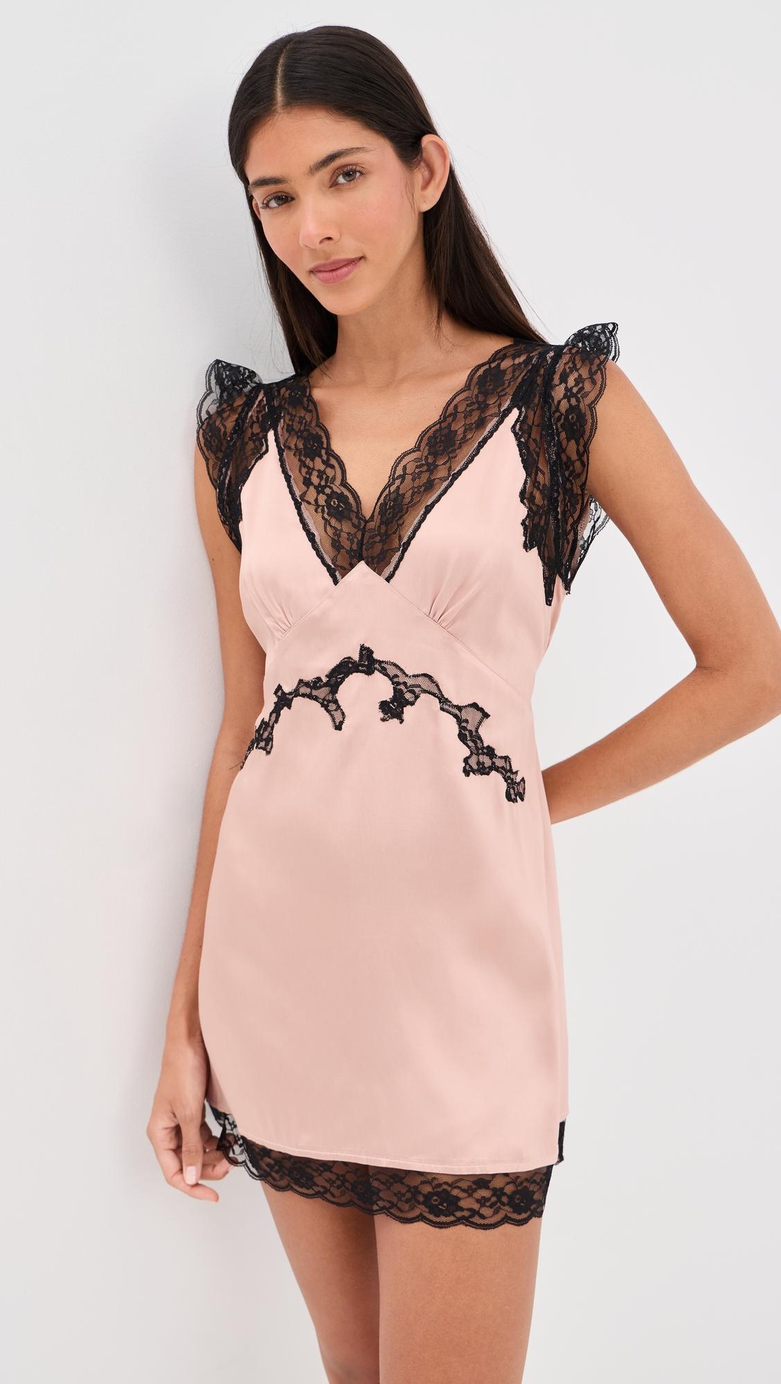 Irene Lace Trim Mini Dress by TANNER FLETCHER