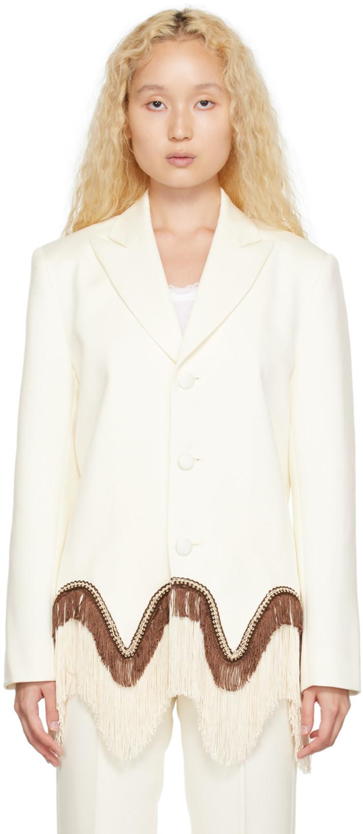 Off-White Tootsie Blazer by TANNER FLETCHER