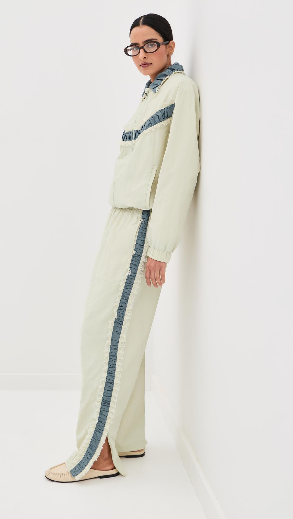Wilbur Ruched Stripe Pants by TANNER FLETCHER