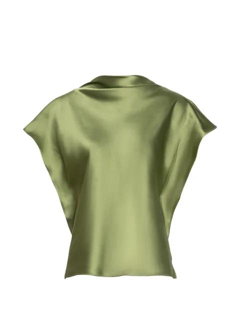 Adrien cowl-neck top by TANYA TAYLOR