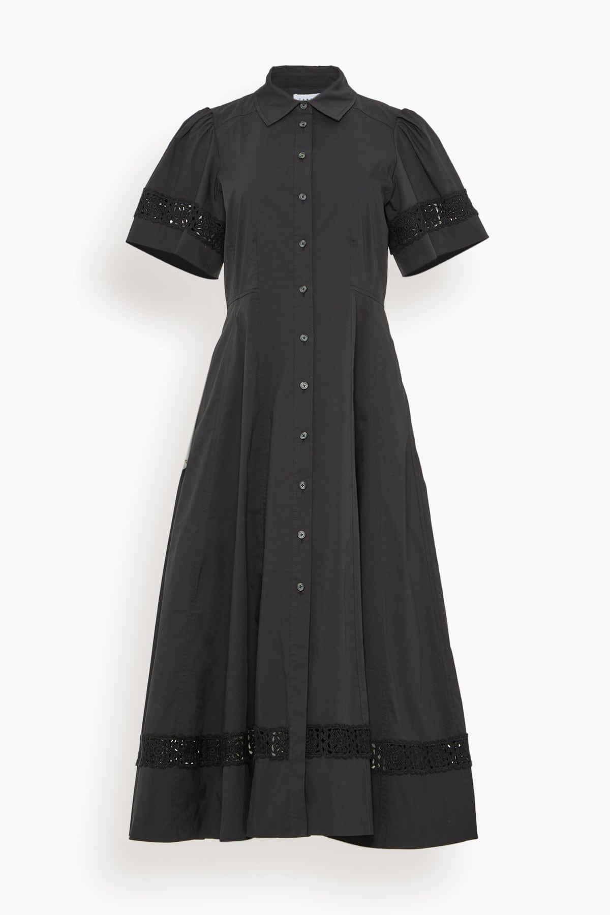 Carlton Dress in Black (TS) by TANYA TAYLOR