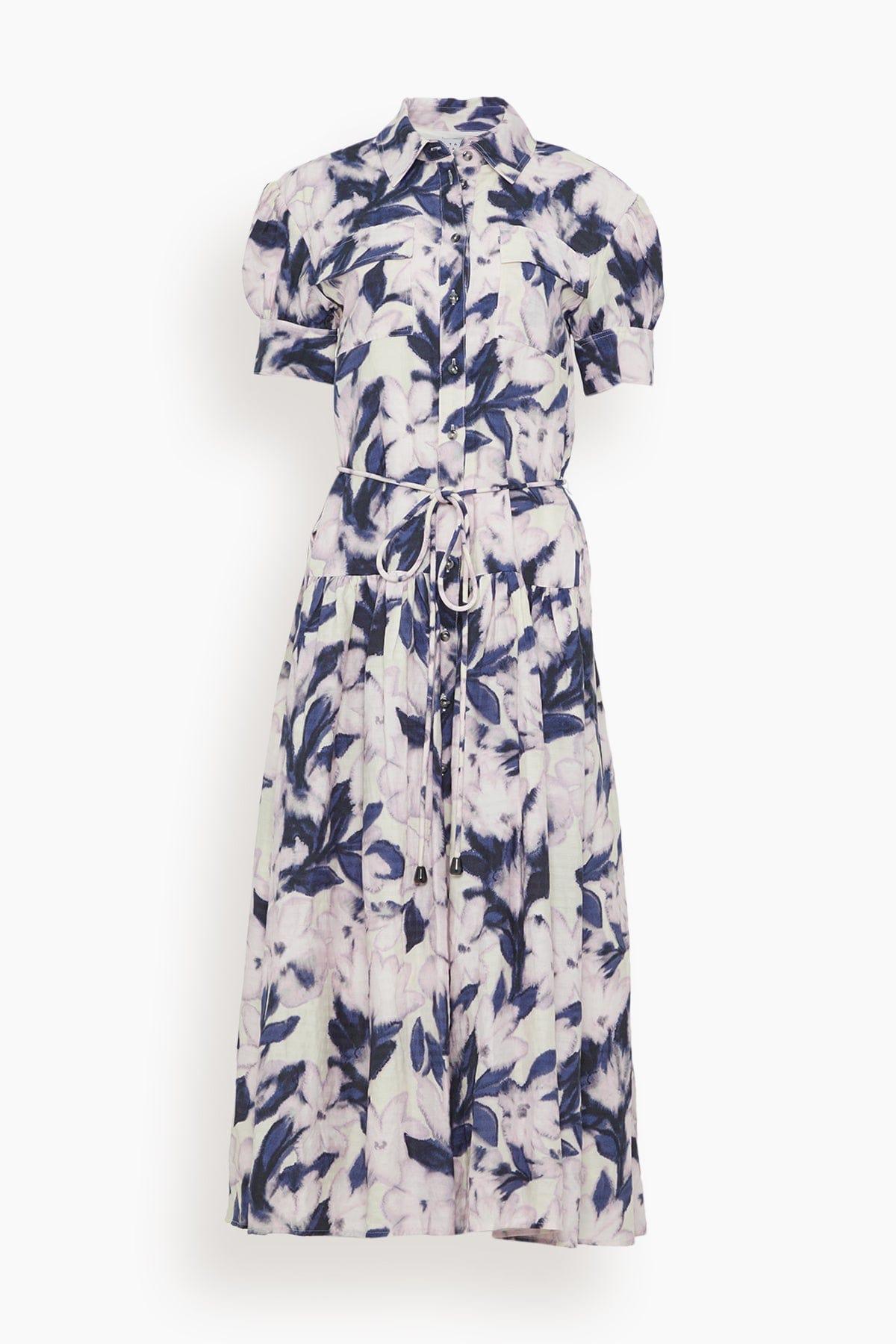 Carrington Dress in Lilac/Off White (TS) by TANYA TAYLOR