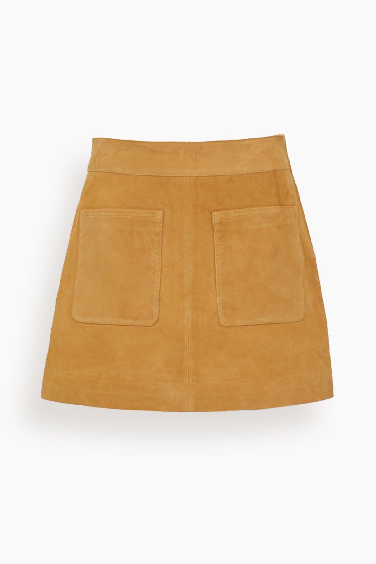 Fran Skirt in Camel by TANYA TAYLOR