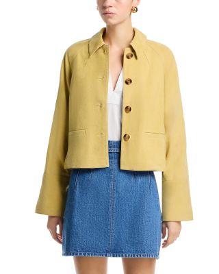 Gidget Suede Jacket by TANYA TAYLOR