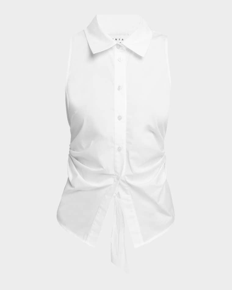 Hannah Tie-Back Top by TANYA TAYLOR